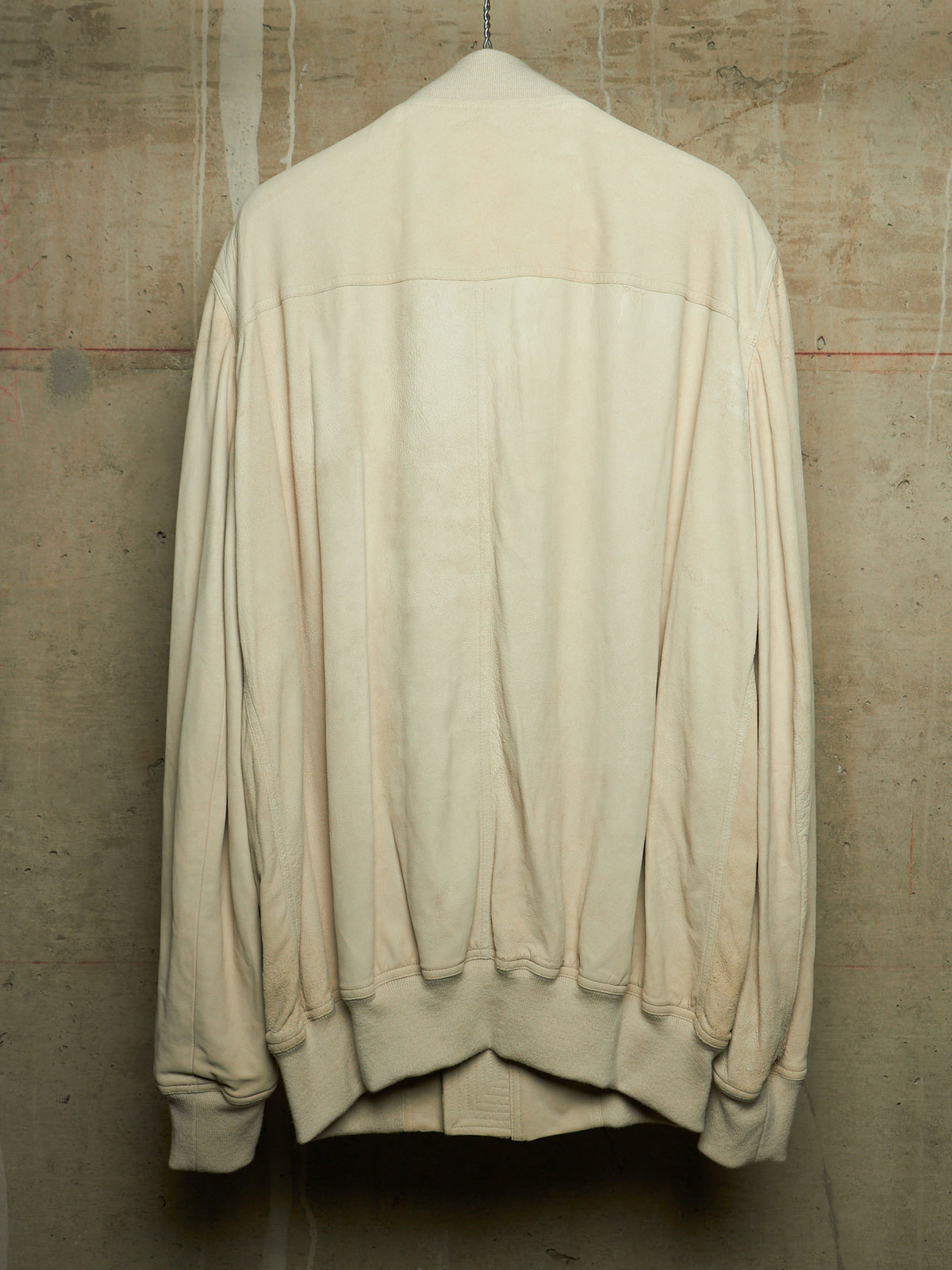 Rick Owens SS25 "HOLLYWOOD" DINGE Megablister Bauhaus Flight Lamb Leather Jacket