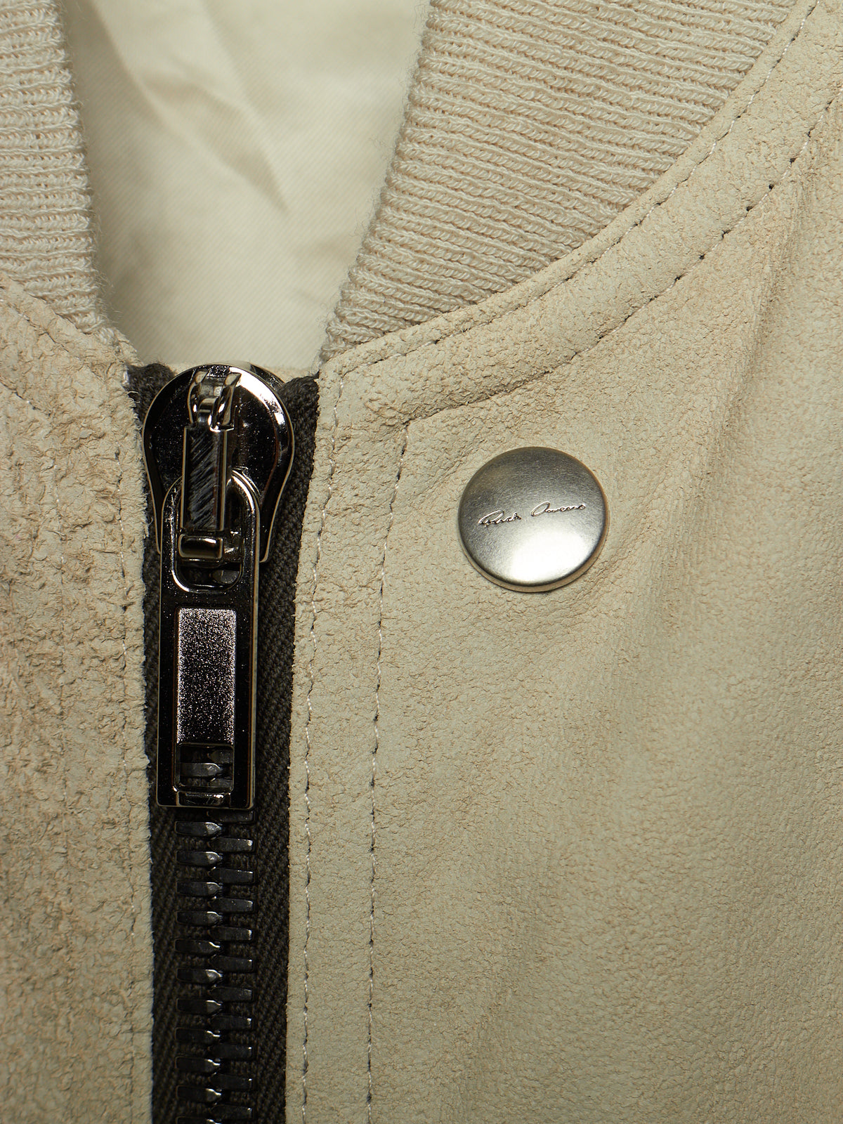 Rick Owens SS25 "HOLLYWOOD" DINGE Megablister Bauhaus Flight Lamb Leather Jacket