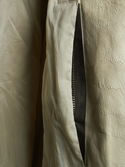 Rick Owens SS25 "HOLLYWOOD" DINGE Megablister Bauhaus Flight Lamb Leather Jacket