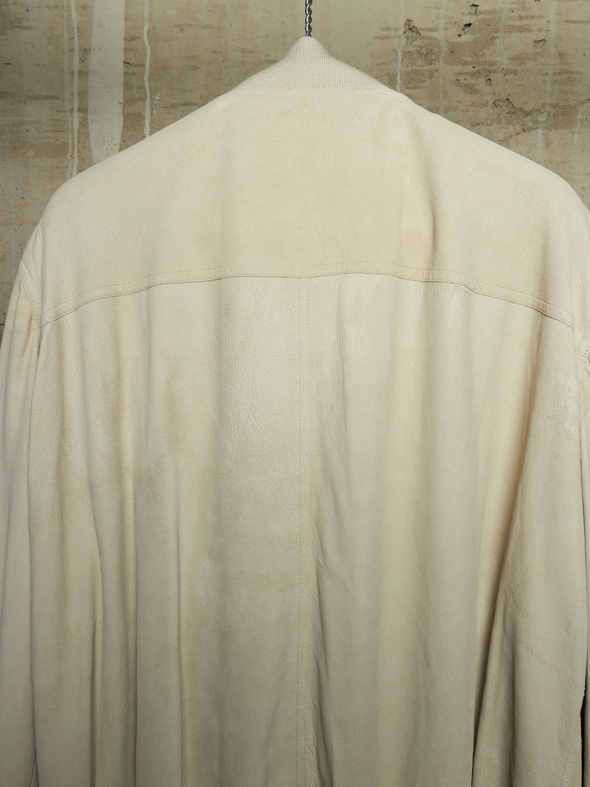 Rick Owens SS25 "HOLLYWOOD" DINGE Megablister Bauhaus Flight Lamb Leather Jacket