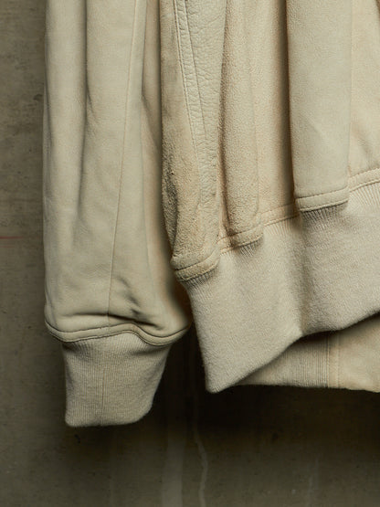 Rick Owens SS25 "HOLLYWOOD" DINGE Megablister Bauhaus Flight Lamb Leather Jacket