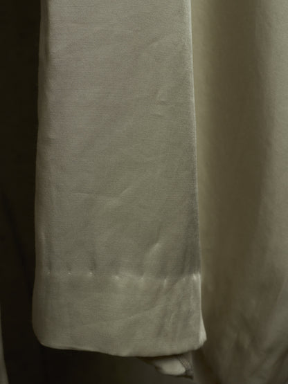 Rick Owens SS25 "HOLLYWOOD" DINGE Satin 'Mastodon' Wide Leg Trousers