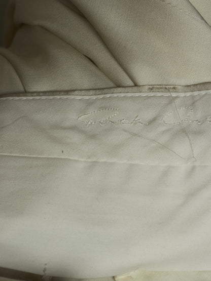 Rick Owens SS25 "HOLLYWOOD" DINGE Satin 'Mastodon' Wide Leg Trousers