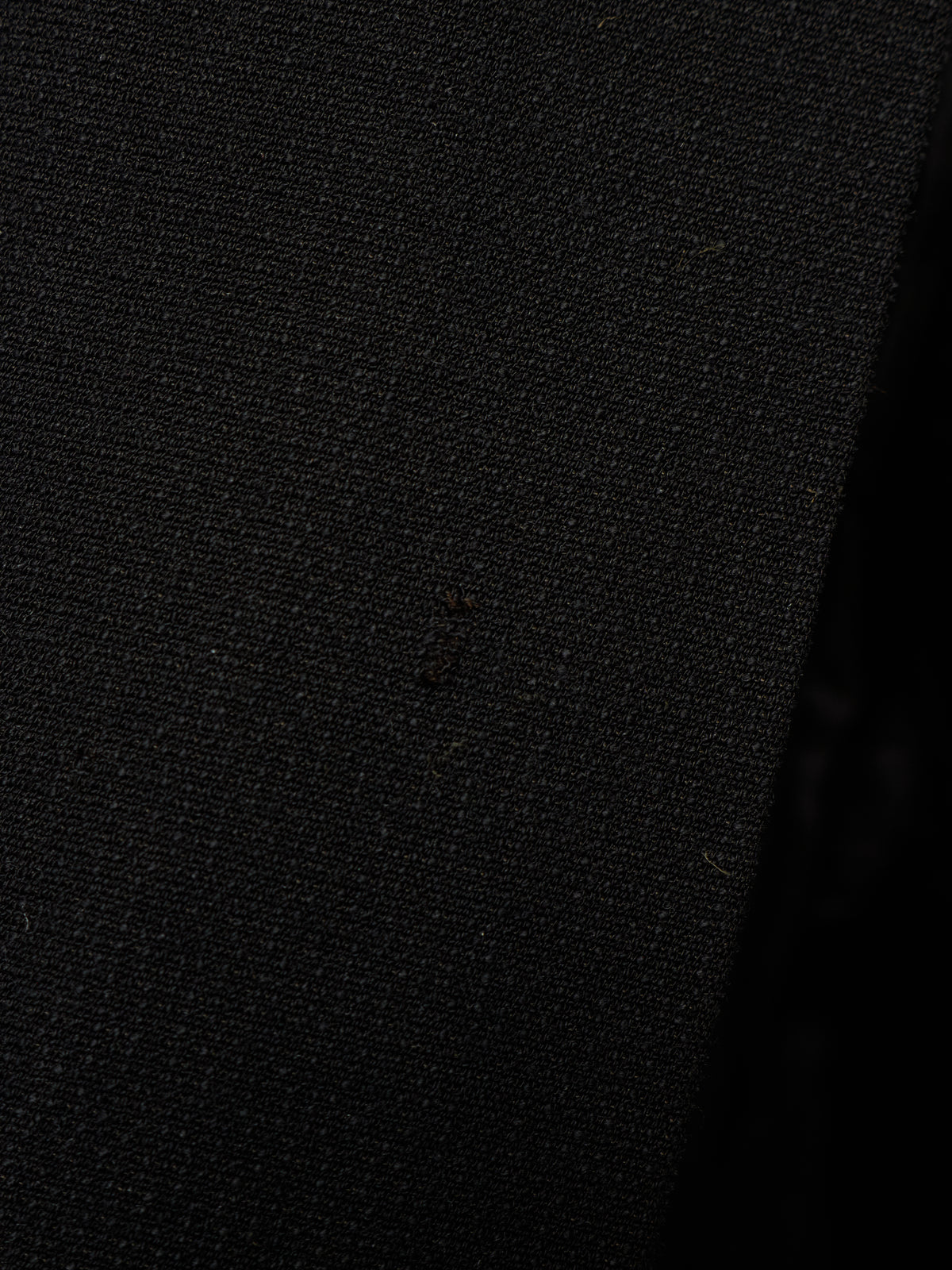 Rick Owens SS09 "STRUTTER" Black Cotton Viscose Asymmetric Zip Molino Coat