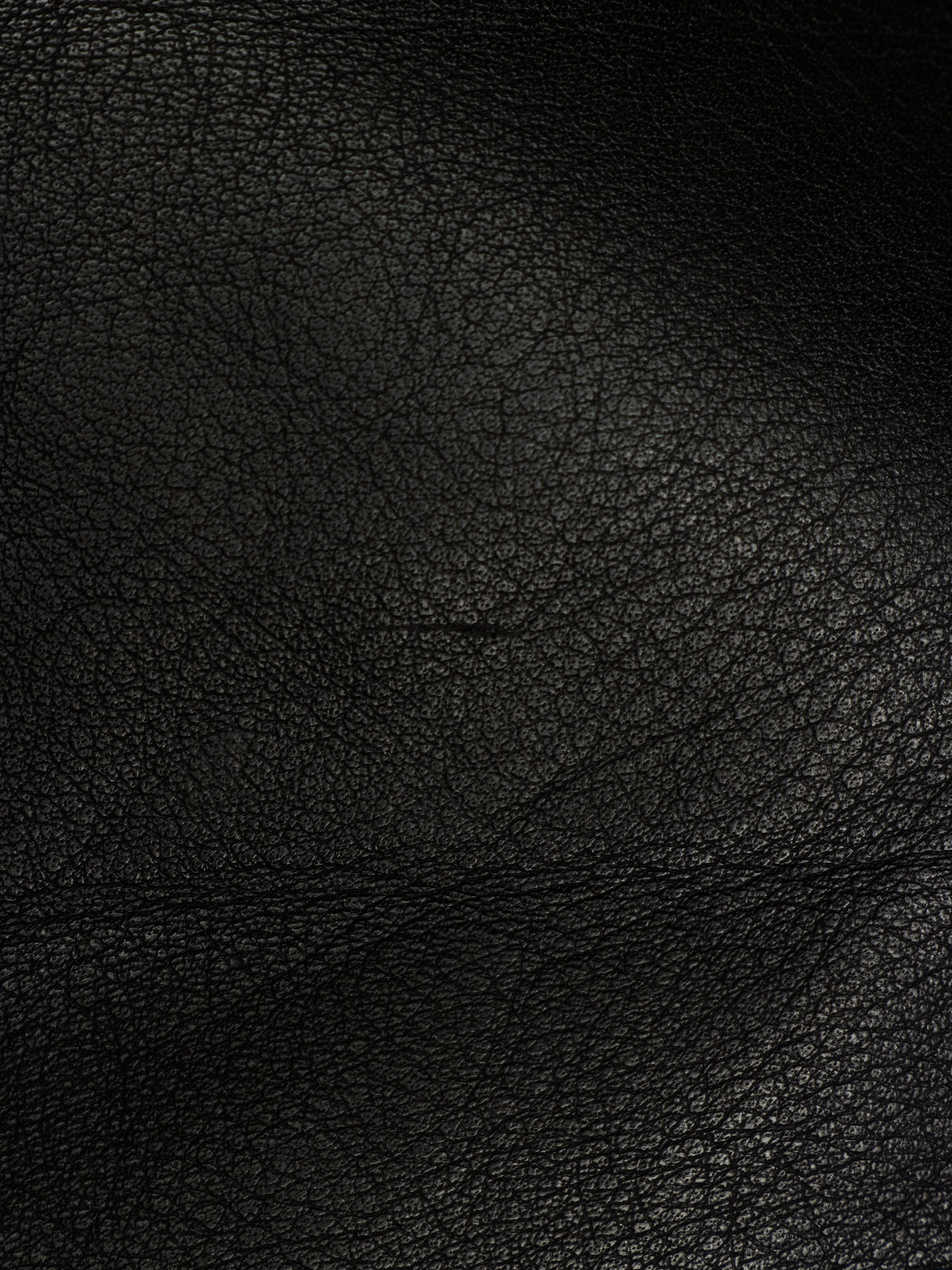 Rick Owens SS13 "ISLAND" BLACK Cow Leather Intarsia Rider Jacket