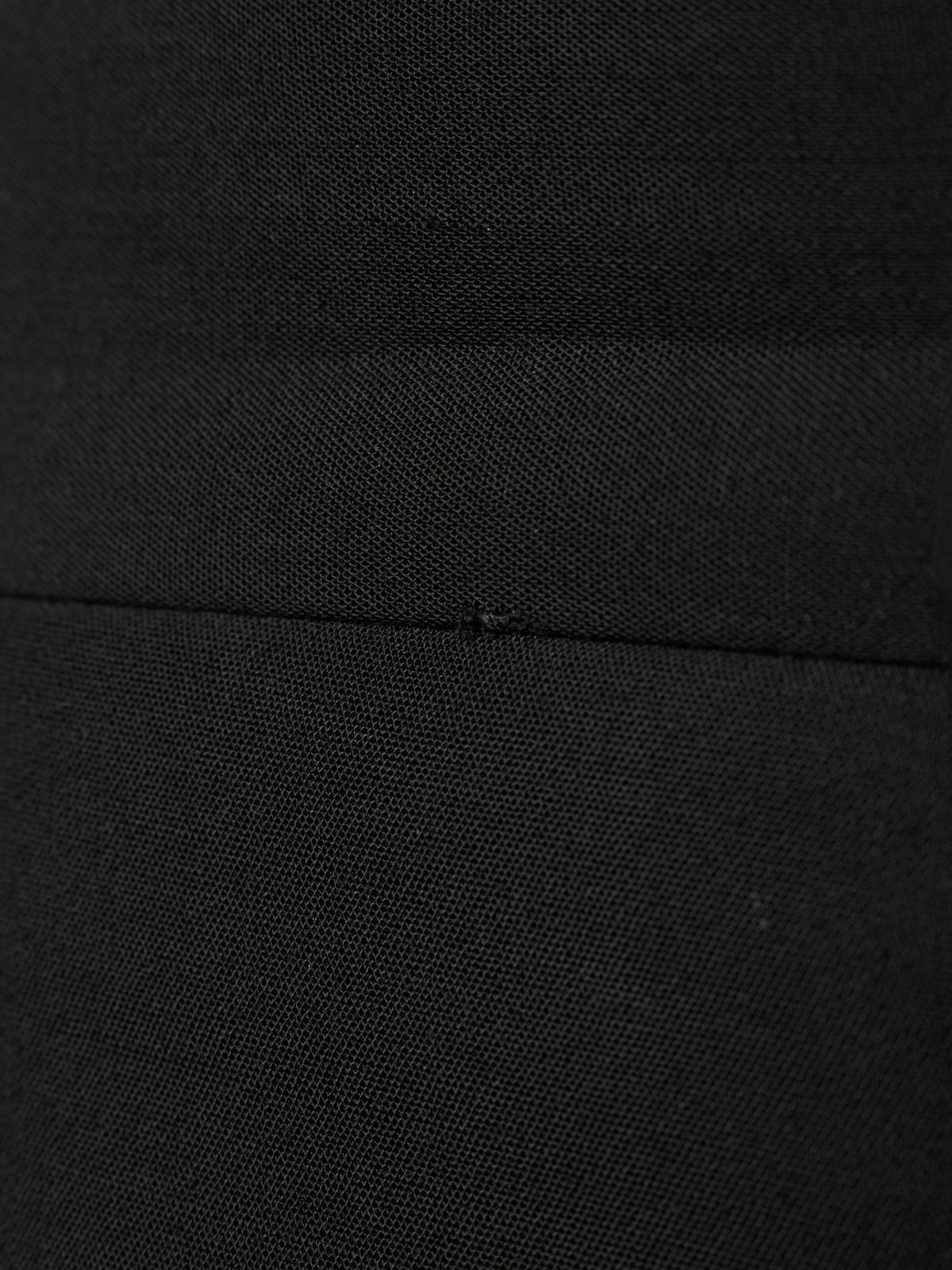 Rick Owens SS18 "DIRT" Black Wool Viscose Drop-crotch Cropped Astaires Pants