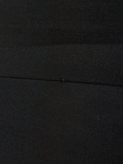 Rick Owens SS18 "DIRT" Black Wool Viscose Drop-crotch Cropped Astaires Pants