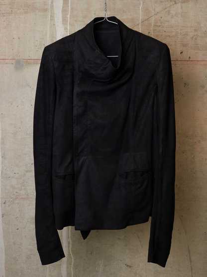 Rick Owens SS14 "VICIOUS" Blistered Lamb Leather Drape Blazer