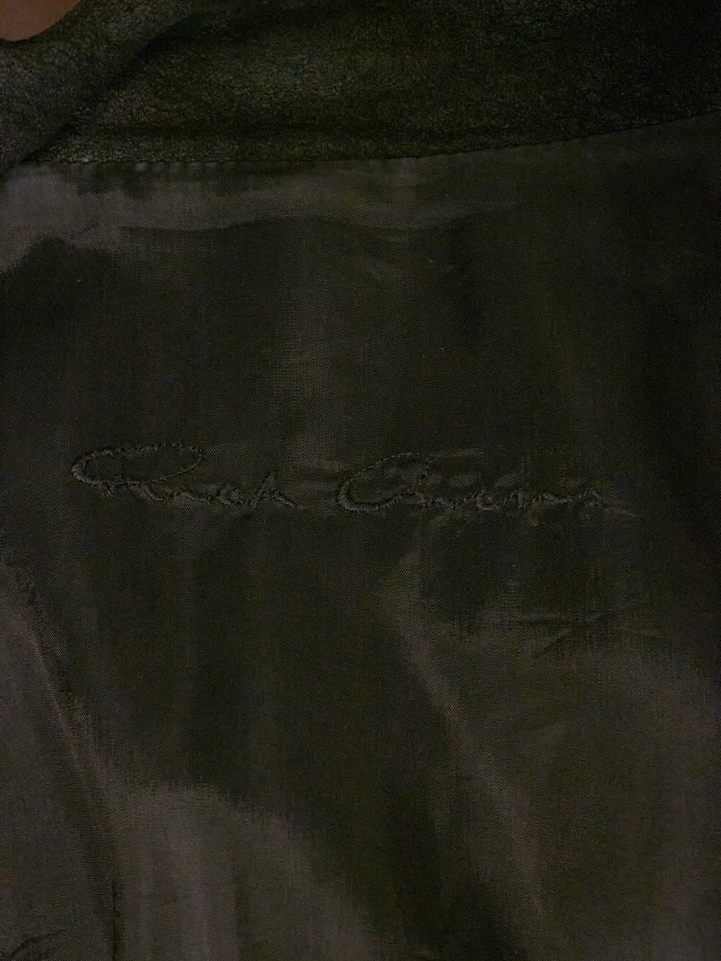 Rick Owens SS14 "VICIOUS" Blistered Lamb Leather Drape Blazer