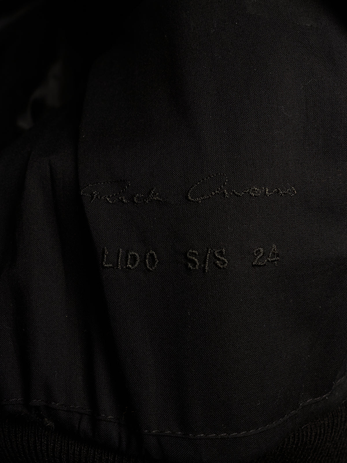 Rick Owens SS24 "LIDO" Black Oiled Calf Leather EDFU Tatlin Flight Jacket