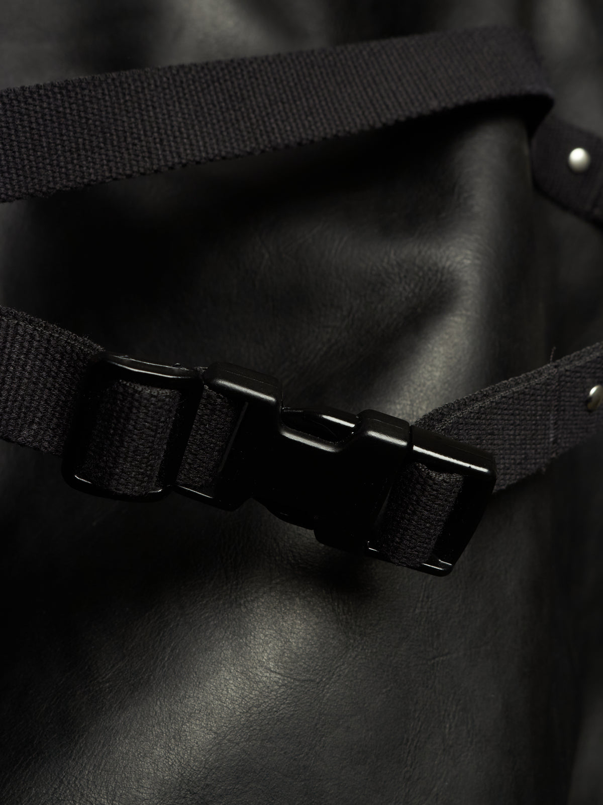 Rick Owens SS24 "LIDO" Black Oiled Calf Leather EDFU Tatlin Flight Jacket