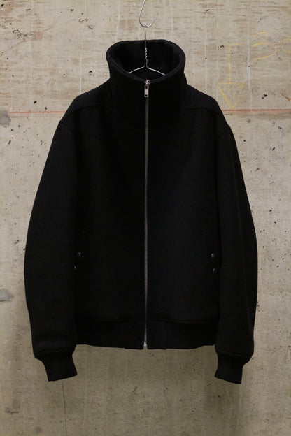 Rick Owens AW25 "CONCORDIANS" Wool Blixa Dracucollar Padded Bomber Jacket