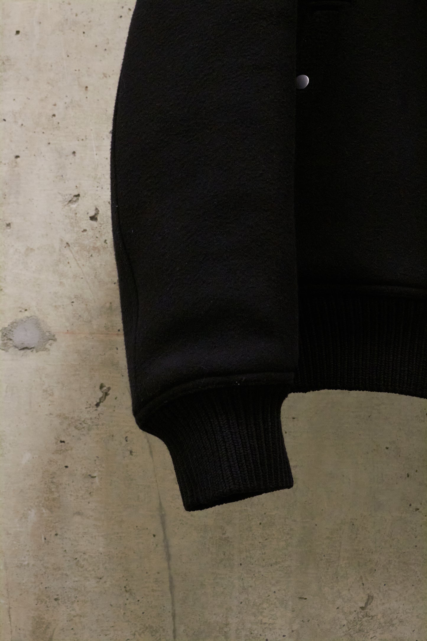 Rick Owens AW25 "CONCORDIANS" Wool Blixa Dracucollar Padded Bomber Jacket