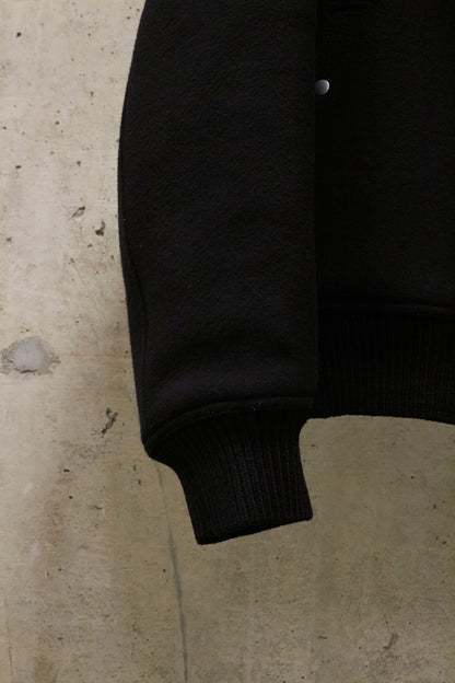 Rick Owens AW25 "CONCORDIANS" Wool Blixa Dracucollar Padded Bomber Jacket