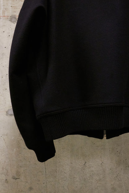 Rick Owens AW25 "CONCORDIANS" Wool Blixa Dracucollar Padded Bomber Jacket