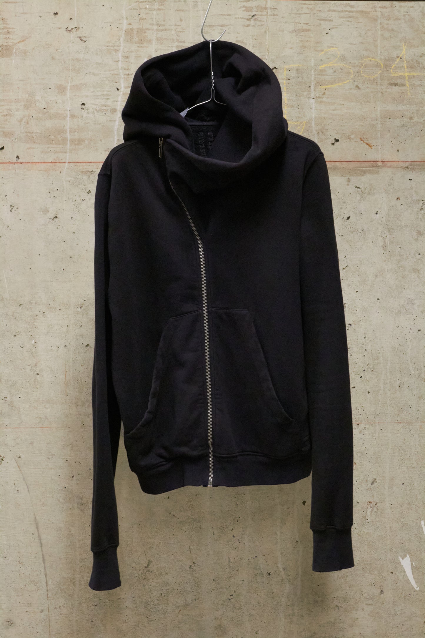 Rick Owens DRKSHDW AW10 "GLEAM" Wizard Mountain Zip Fleece Hoodie