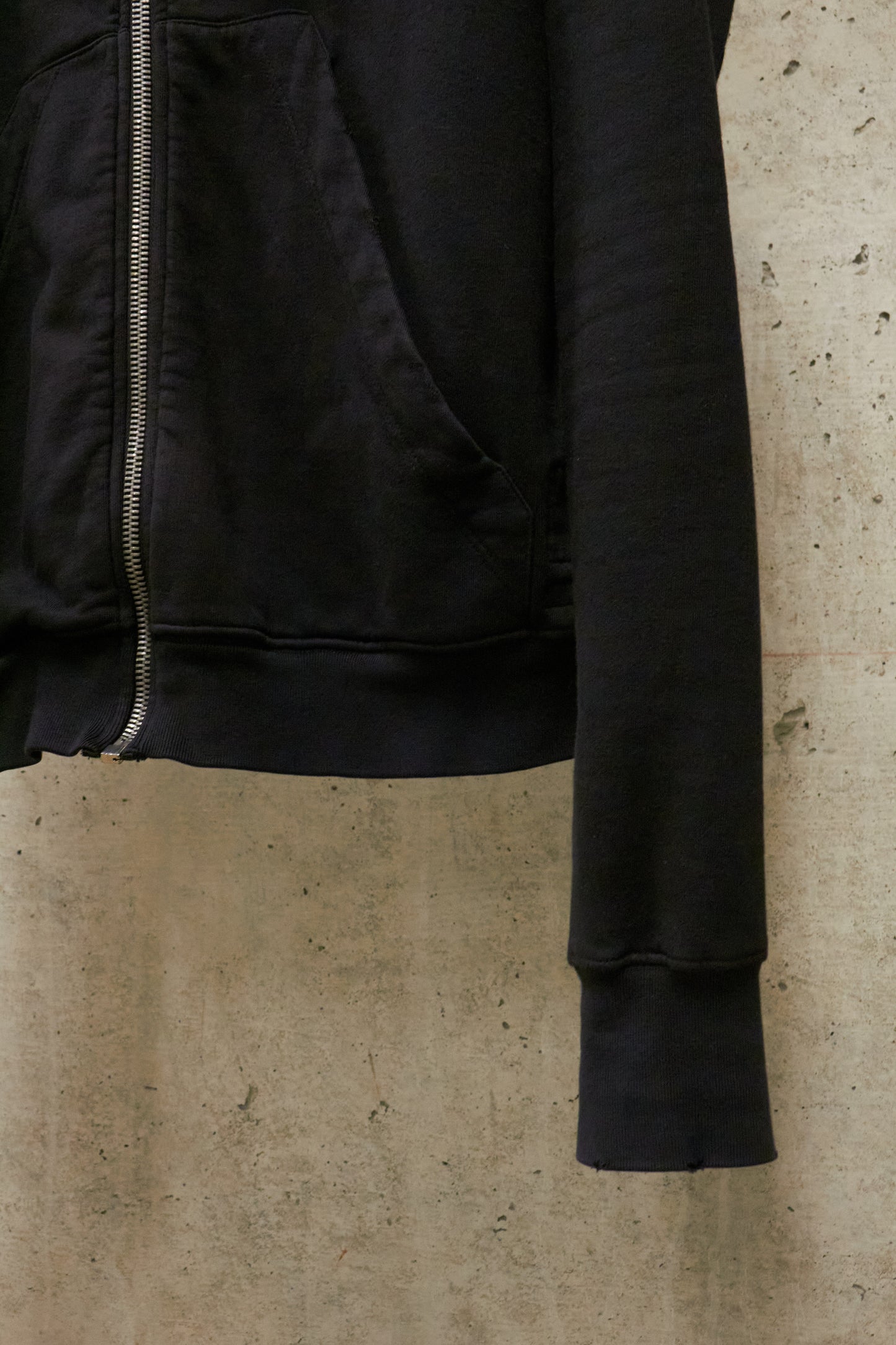 Rick Owens DRKSHDW AW10 "GLEAM" Wizard Mountain Zip Fleece Hoodie