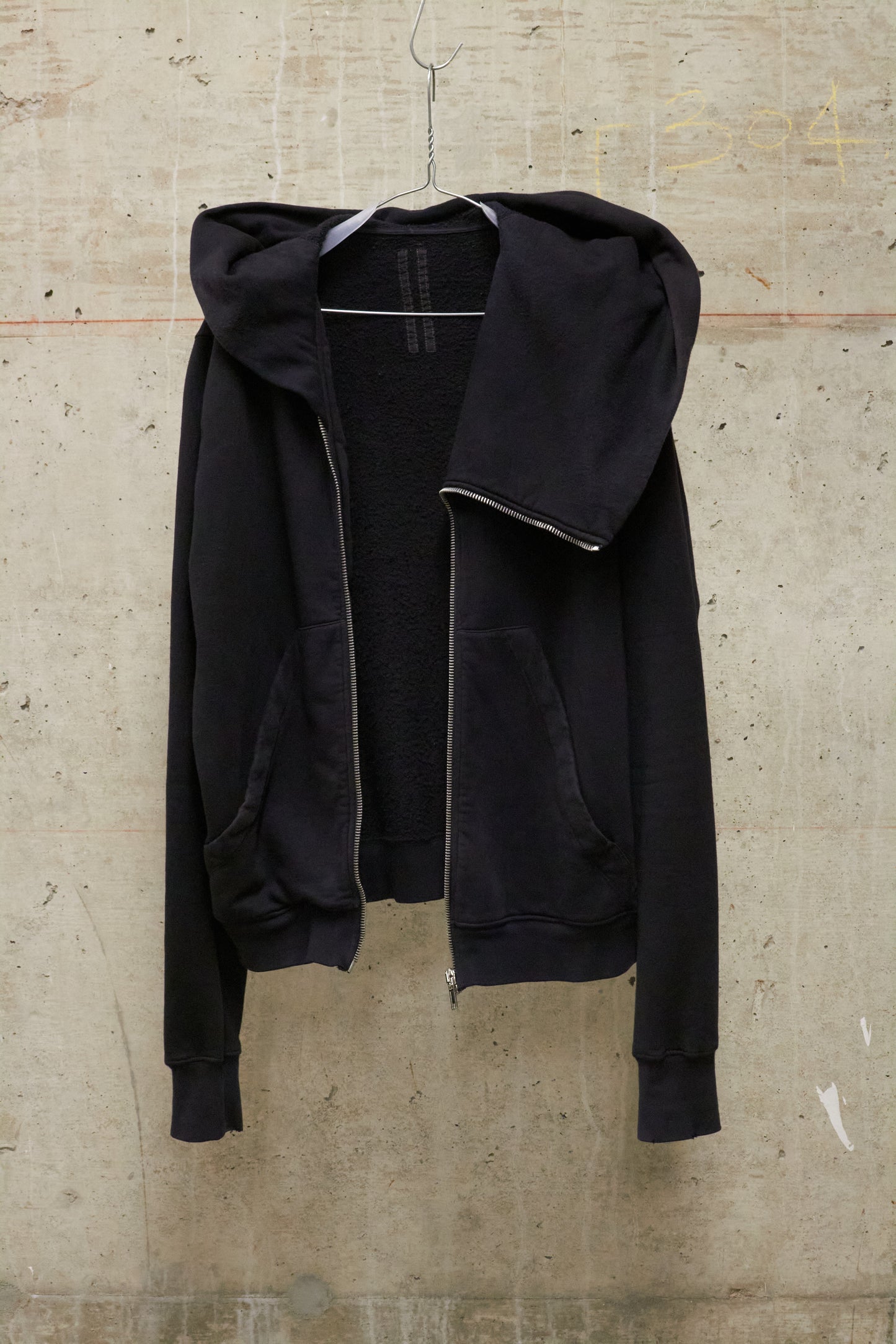 Rick Owens DRKSHDW AW10 "GLEAM" Wizard Mountain Zip Fleece Hoodie
