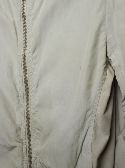 Rick Owens AW04 "QUEEN" PEARL / BLACK Hybrid Lambskin Leather Rider Jacket