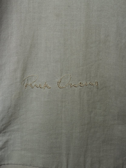 Rick Owens AW04 "QUEEN" PEARL / BLACK Hybrid Lambskin Leather Rider Jacket