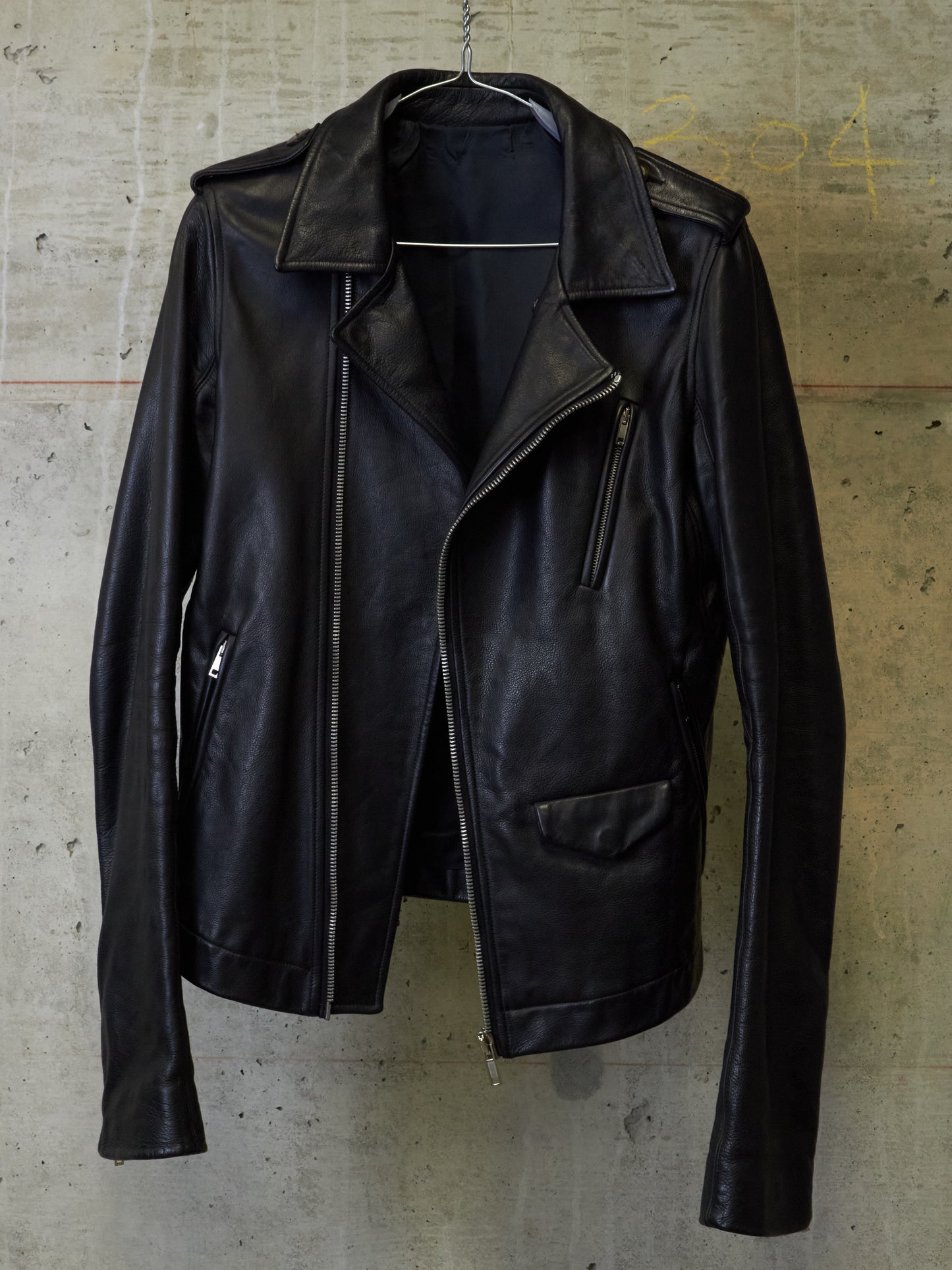 Rick Owens AW10 "GLEAM" Heavy Calfskin Leather Stooges Jacket