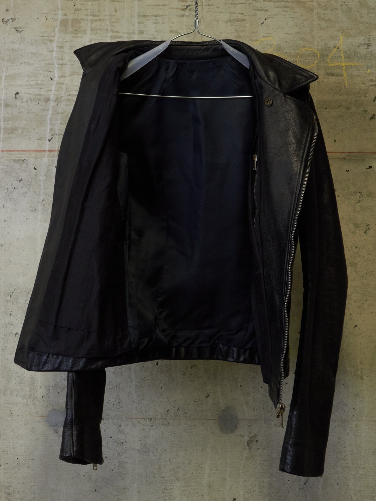 Rick Owens AW10 "GLEAM" Heavy Calfskin Leather Stooges Jacket