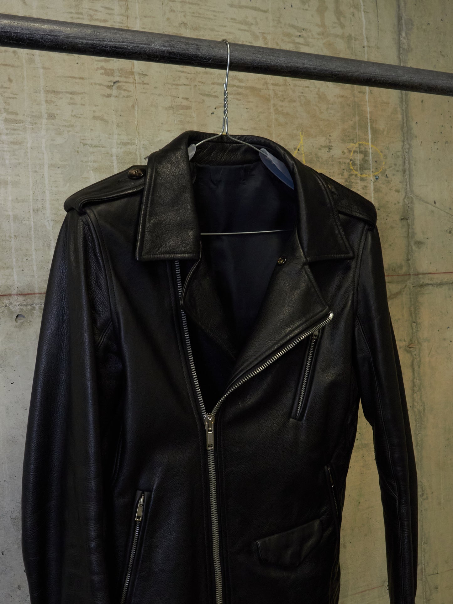 Rick Owens AW10 "GLEAM" Heavy Calfskin Leather Stooges Jacket