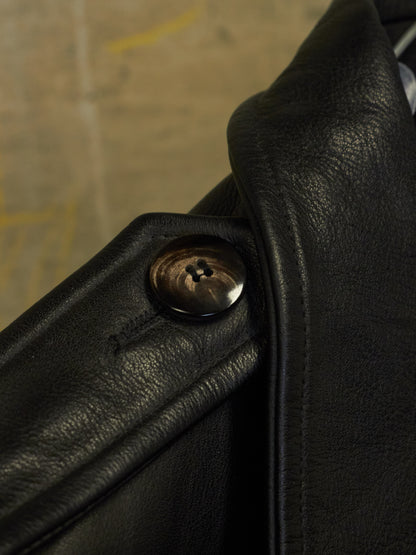 Rick Owens AW10 "GLEAM" Heavy Calfskin Leather Stooges Jacket