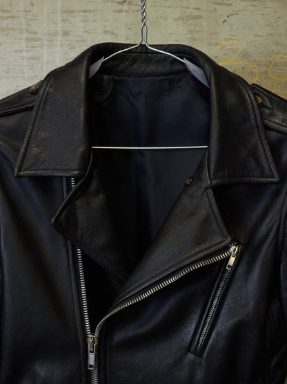 Rick Owens AW10 "GLEAM" Heavy Calfskin Leather Stooges Jacket