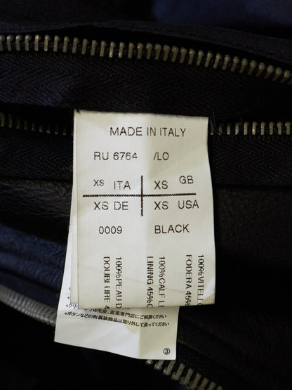 Rick Owens AW10 "GLEAM" Heavy Calfskin Leather Stooges Jacket