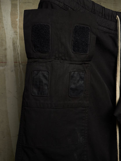 Rick Owens DRKSHDW AW15 "SPHINX" Black Drop-crotch Memphis Cargo Pants