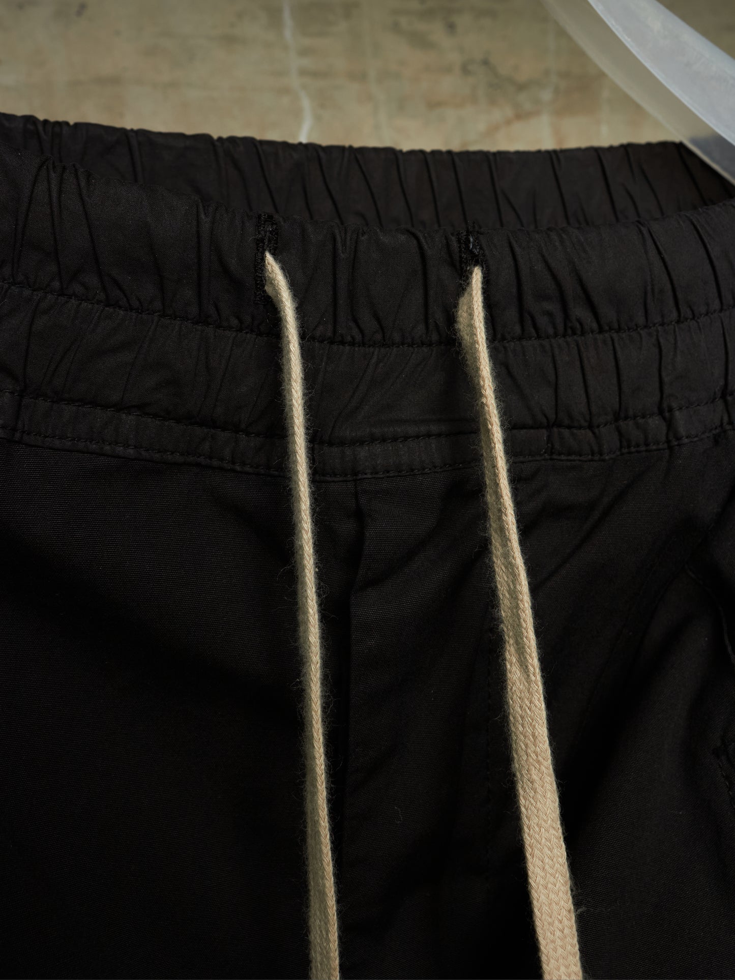 Rick Owens DRKSHDW AW15 "SPHINX" Black Drop-crotch Memphis Cargo Pants