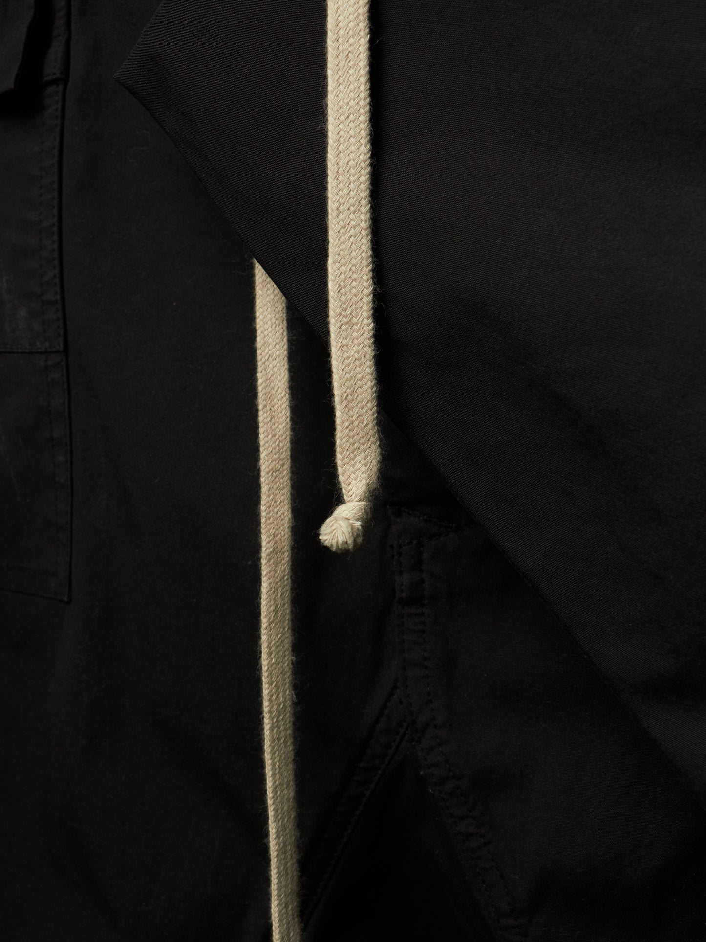 Rick Owens DRKSHDW AW15 "SPHINX" Black Drop-crotch Memphis Cargo Pants