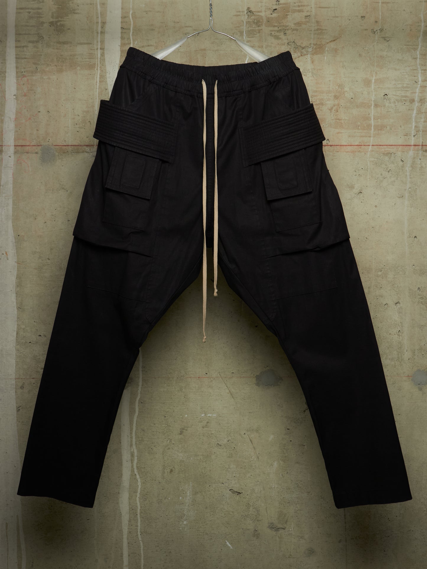 Rick Owens DRKSHDW AW17 "GLITTER" Cotton Creatch Cargo Pants