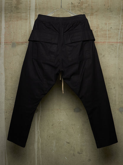 Rick Owens DRKSHDW AW17 "GLITTER" Cotton Creatch Cargo Pants