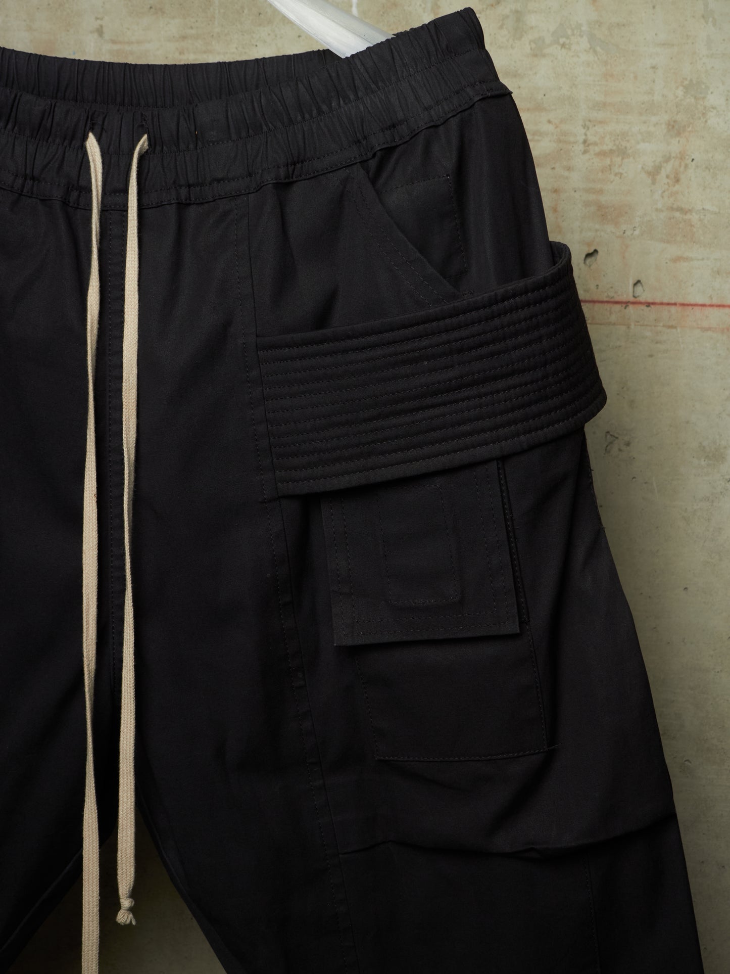 Rick Owens DRKSHDW AW17 "GLITTER" Cotton Creatch Cargo Pants