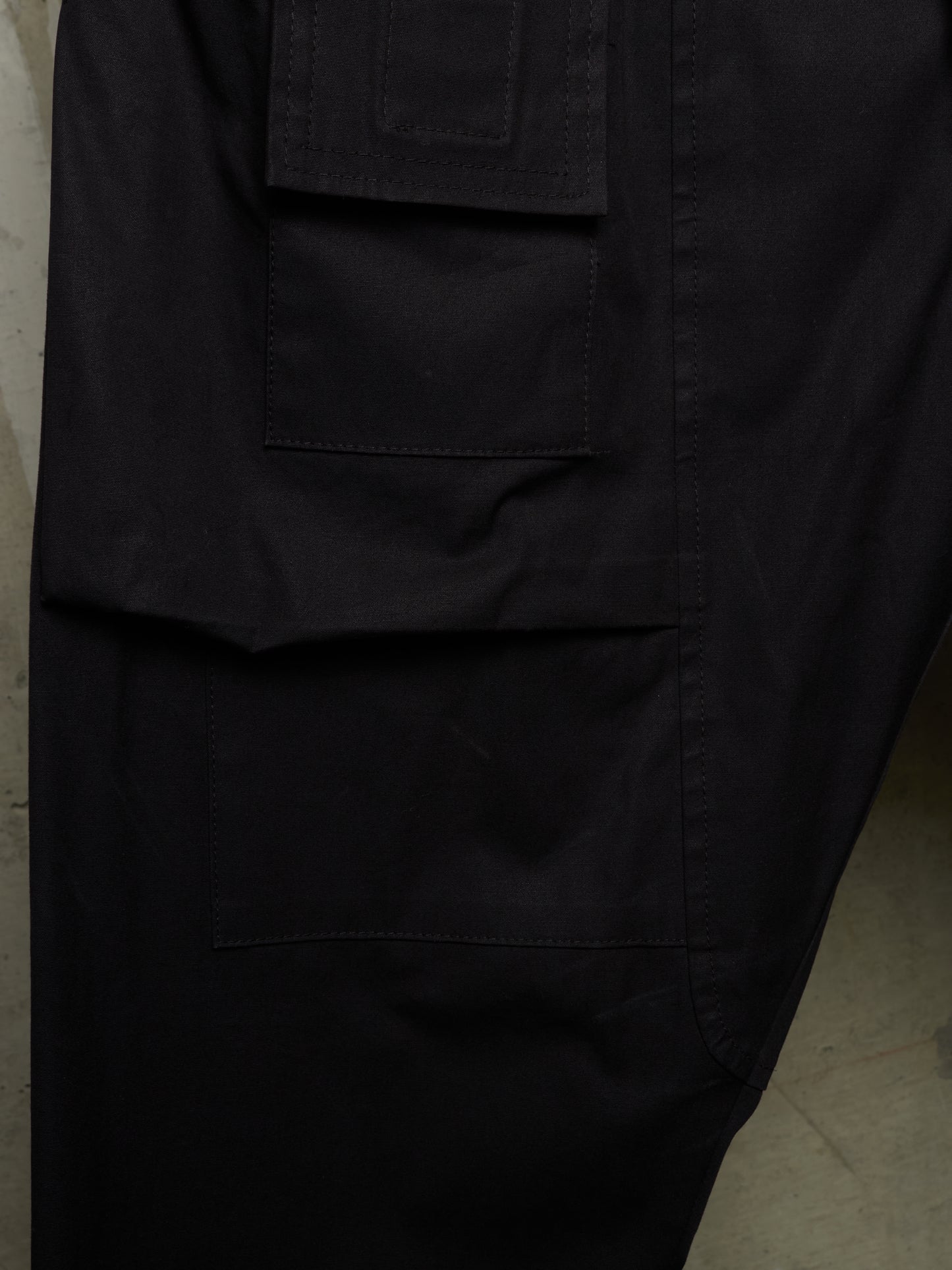 Rick Owens DRKSHDW AW17 "GLITTER" Cotton Creatch Cargo Pants