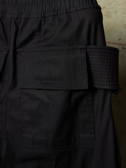 Rick Owens DRKSHDW AW17 "GLITTER" Cotton Creatch Cargo Pants