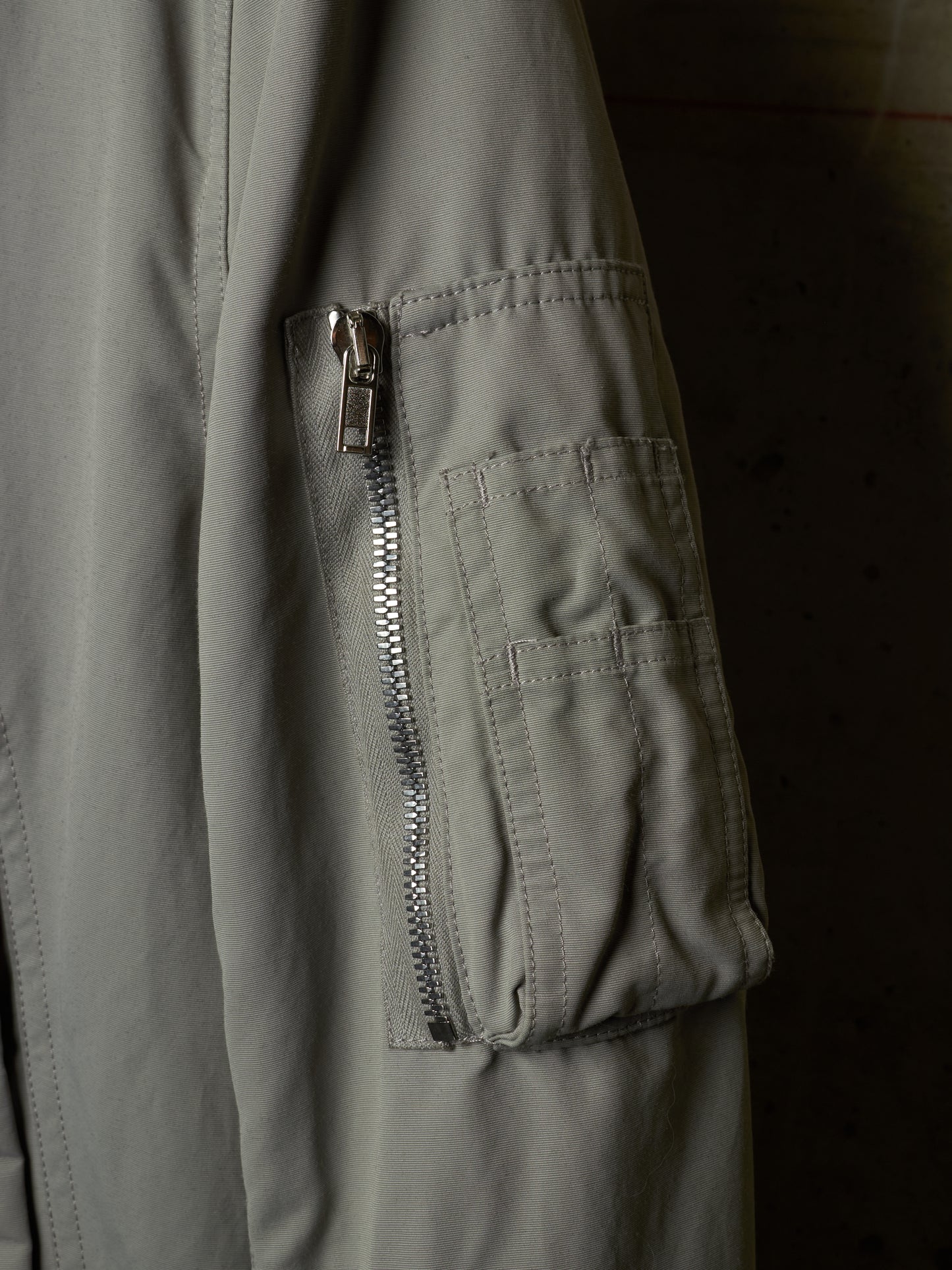 Rick Owens DRKSHDW AW17 "GLITTER" GREY Hooded Long Padded Parka