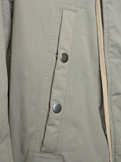Rick Owens DRKSHDW AW17 "GLITTER" GREY Hooded Long Padded Parka