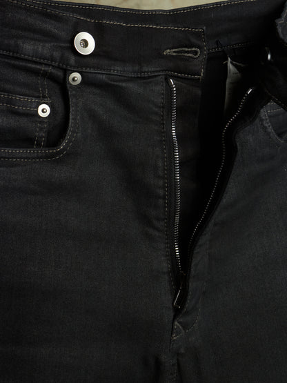 Rick Owens DRKSHDW AW21 "GETHSEMANE" 'BOLANS BOOTCUT' Waxed Flare Denim