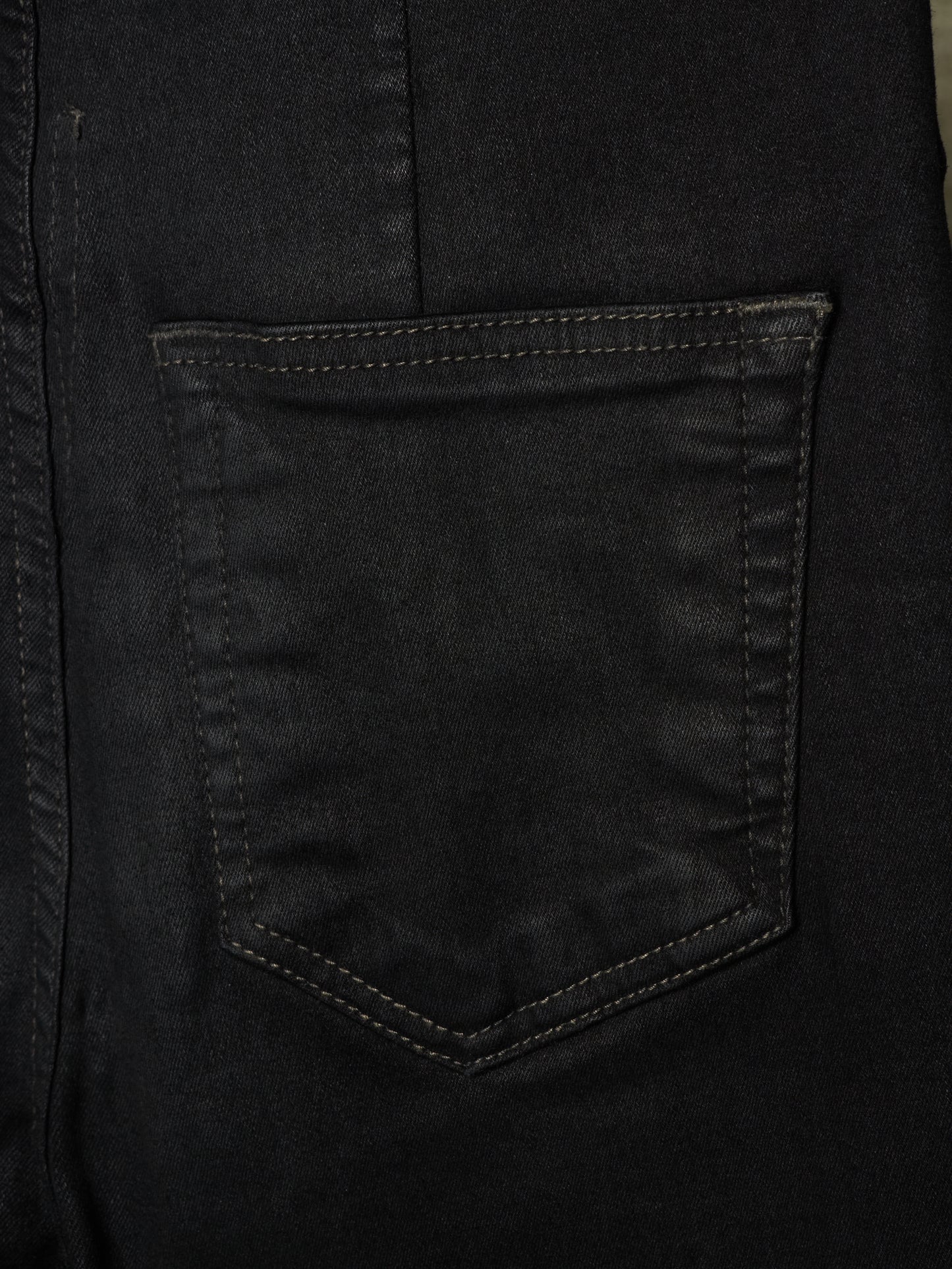 Rick Owens DRKSHDW AW21 "GETHSEMANE" 'BOLANS BOOTCUT' Waxed Flare Denim