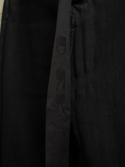 Rick Owens DRKSHDW AW21 "GETHSEMANE" 'BOLANS BOOTCUT' Waxed Flare Denim