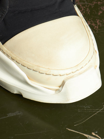 Rick Owens DKRSHDW AW24 "PORTERVILLE" Nylon Canvas Jumbo Laces Abstract High-top Sneakers
