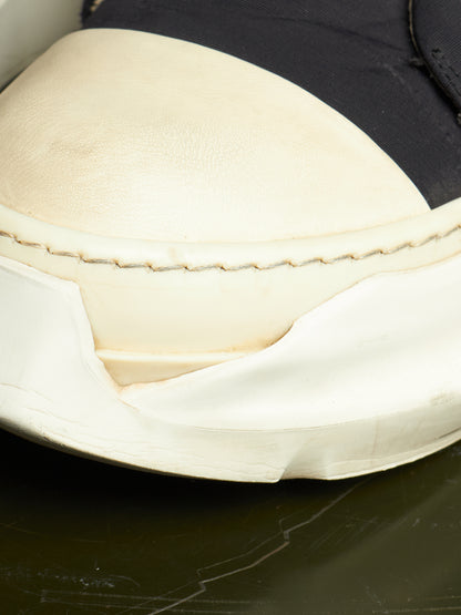 Rick Owens DKRSHDW AW24 "PORTERVILLE" Nylon Canvas Jumbo Laces Abstract High-top Sneakers