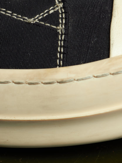 Rick Owens DKRSHDW AW20 “PERFORMA” Contrast Stitch Nylon Canvas Low-top Ramones Sneakers