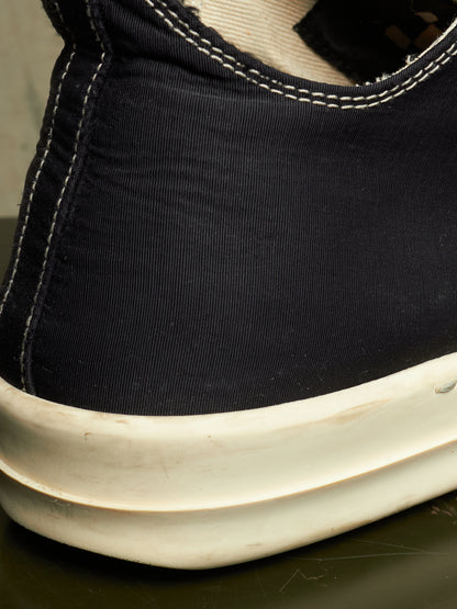 Rick Owens DKRSHDW AW20 “PERFORMA” Contrast Stitch Nylon Canvas Low-top Ramones Sneakers