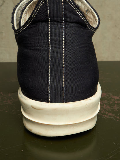 Rick Owens DKRSHDW AW20 “PERFORMA” Contrast Stitch Nylon Canvas Low-top Ramones Sneakers