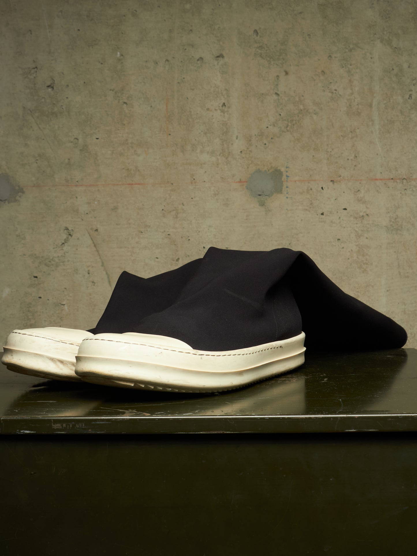Rick Owens DRKSHDW SS19 "BABEL" Synthetic Sock Ramones Sneakers
