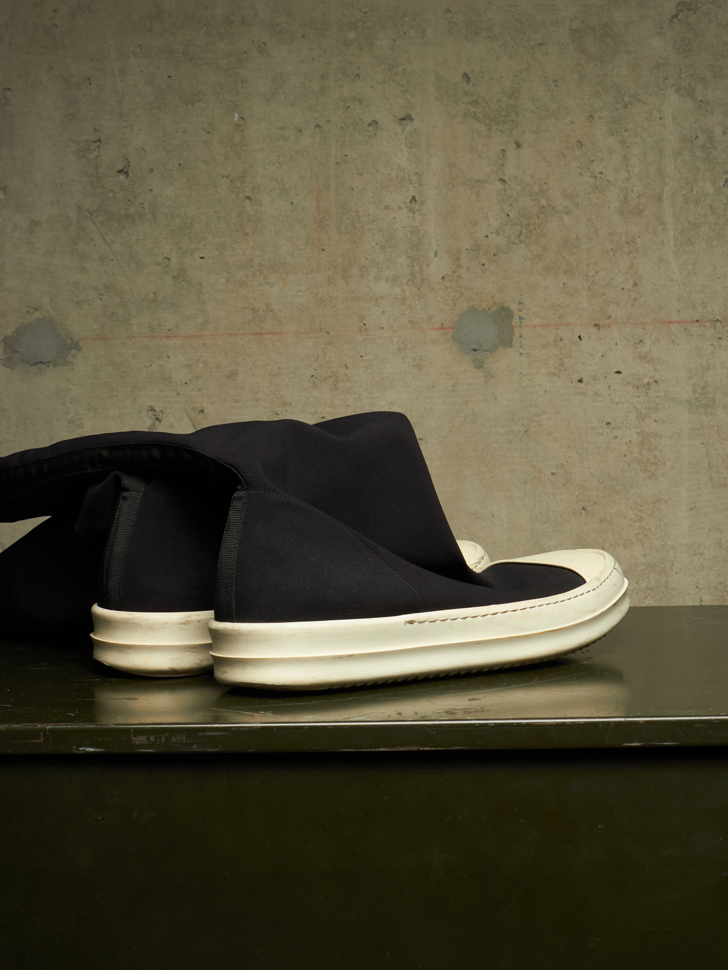Rick Owens DRKSHDW SS19 "BABEL" Synthetic Sock Ramones Sneakers